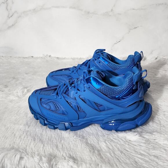 Balenciaga Track Sneakers Screen Blue size EU 41 / US 8 NIB - Picture 2 of 13